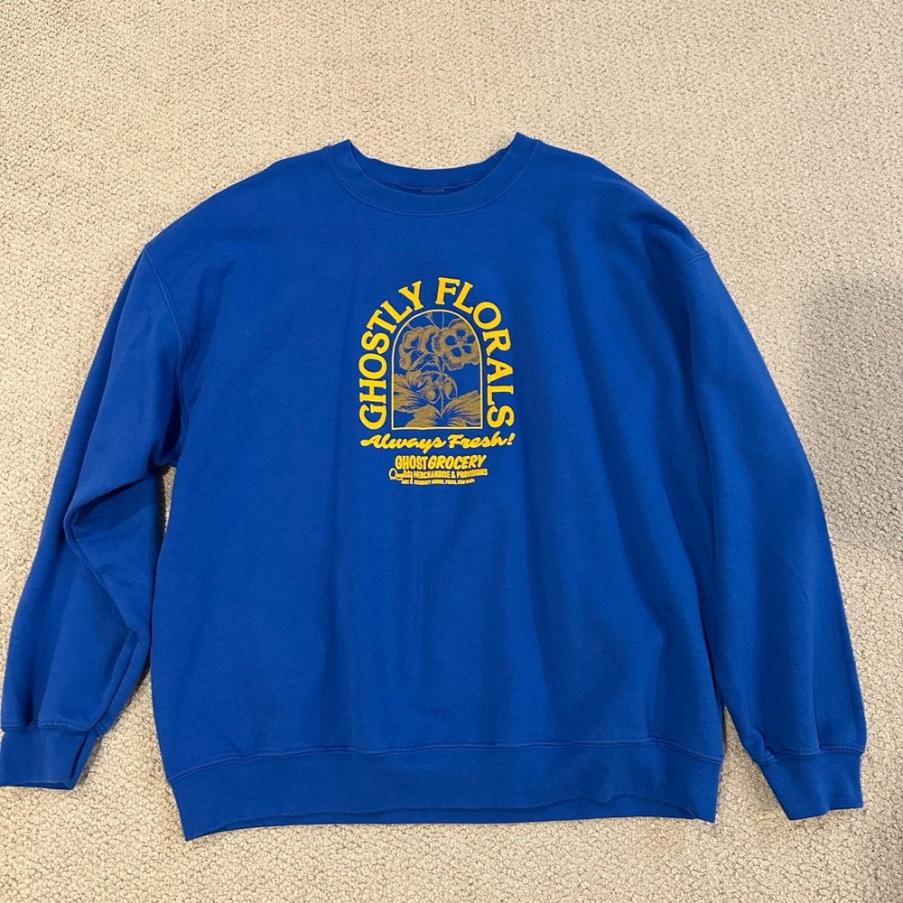 LONELY GHOST Ghostly Florals Sweatshirt